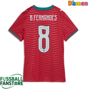Portugal Bruno Fernandes #8 Replik Heimtrikot Damen WM 2026 Kurzarm